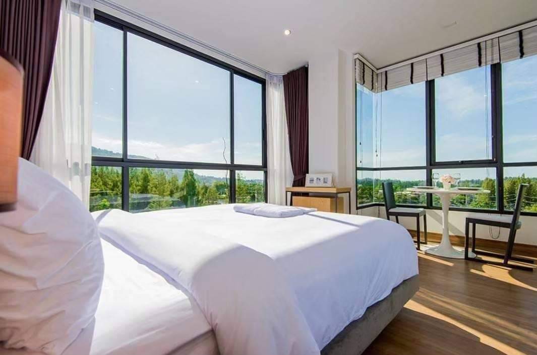 For Rent : Cherngtalay, Hill Myna Condotel, 1 bedroom 1 bathroom, 7th flr., Mountain view