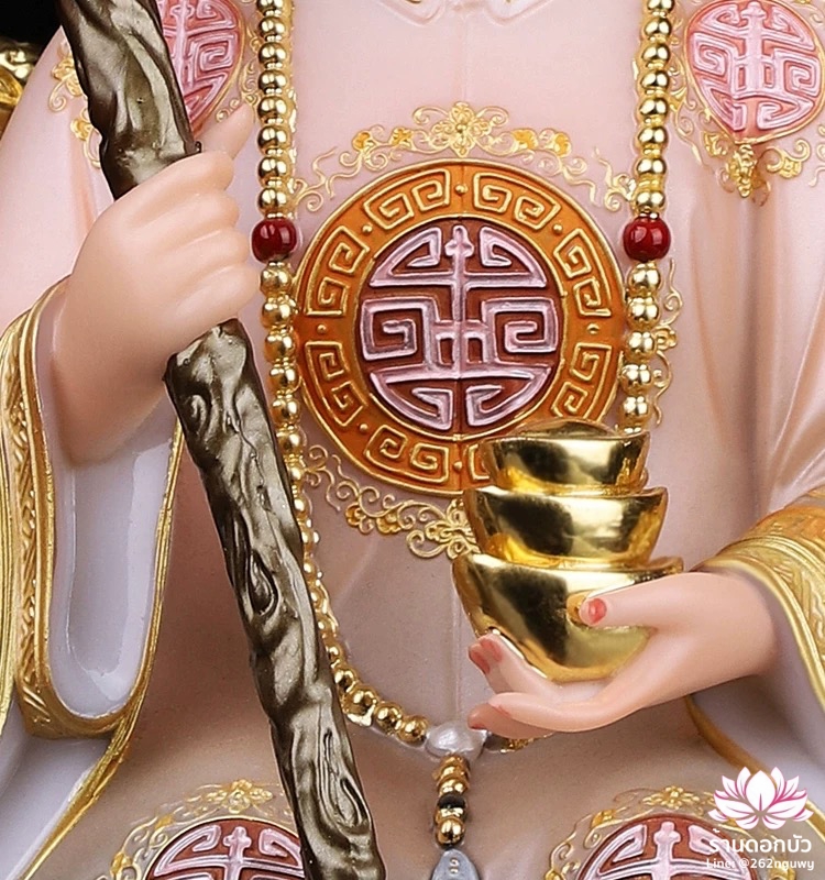 แปะกงแปะม่า ปุนเถ้ากงปุนเถ้าม่า เทพเจ้าที่จีน ประทับนั่งบัลลังก์มังกรคาบแก้ว งานหินอ่อนคุณภาพสูง ขนาด 12/16/19/26 นิ้ว