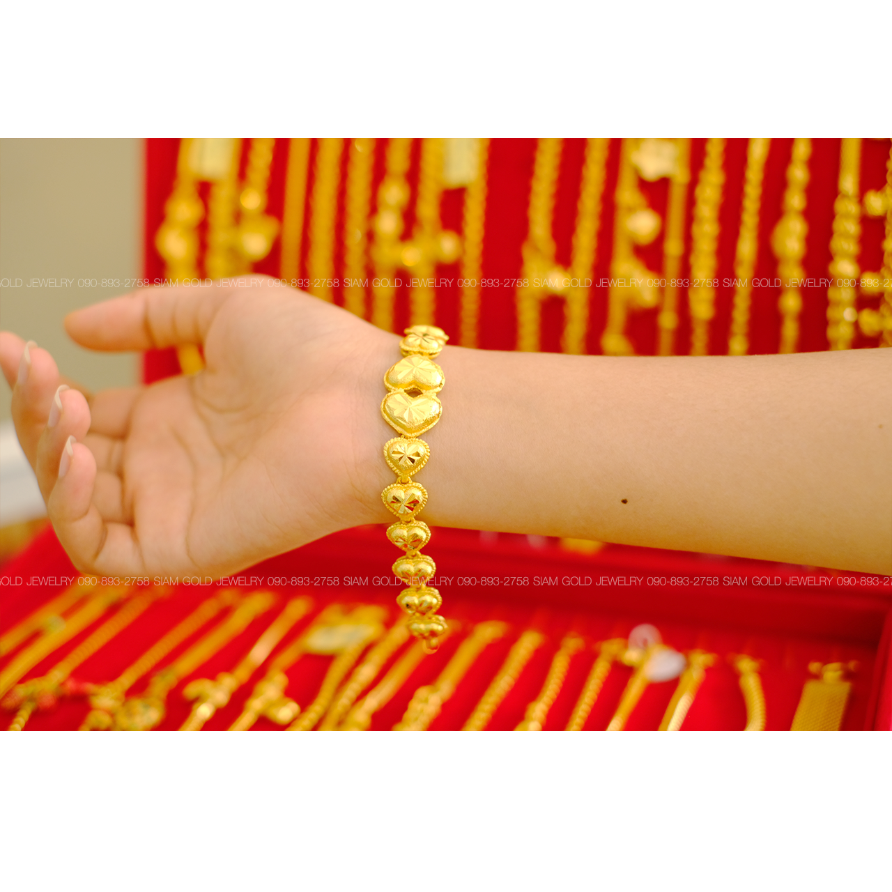 สร้อยข้อมือทองคำ 1 บาท รหัส 981