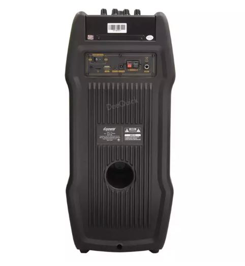 ลำโพง d-power T50 ลำโพงบลูทูธ คาราโอเกะ 2ไมค์ลอย 90W