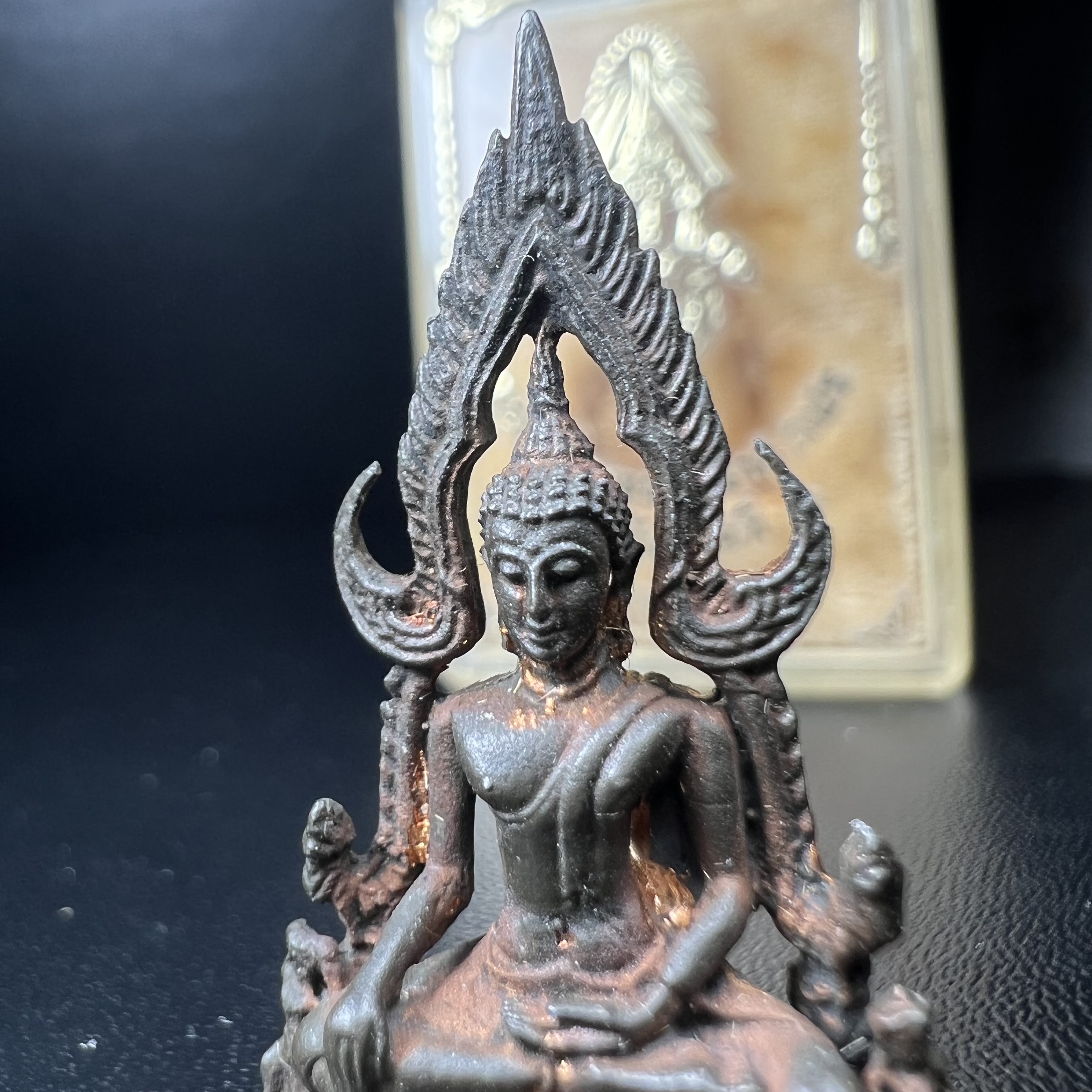 กริ่งพระพุทธชินราช ภปร. กองทัพภาคที่3จัดสร้าง ปี2517 เนื้อนวโลหะกล่องเดิม(คัดสภาพสวย)(หายาก)(ในหลวง ร.9 เสด็จในพิธี)