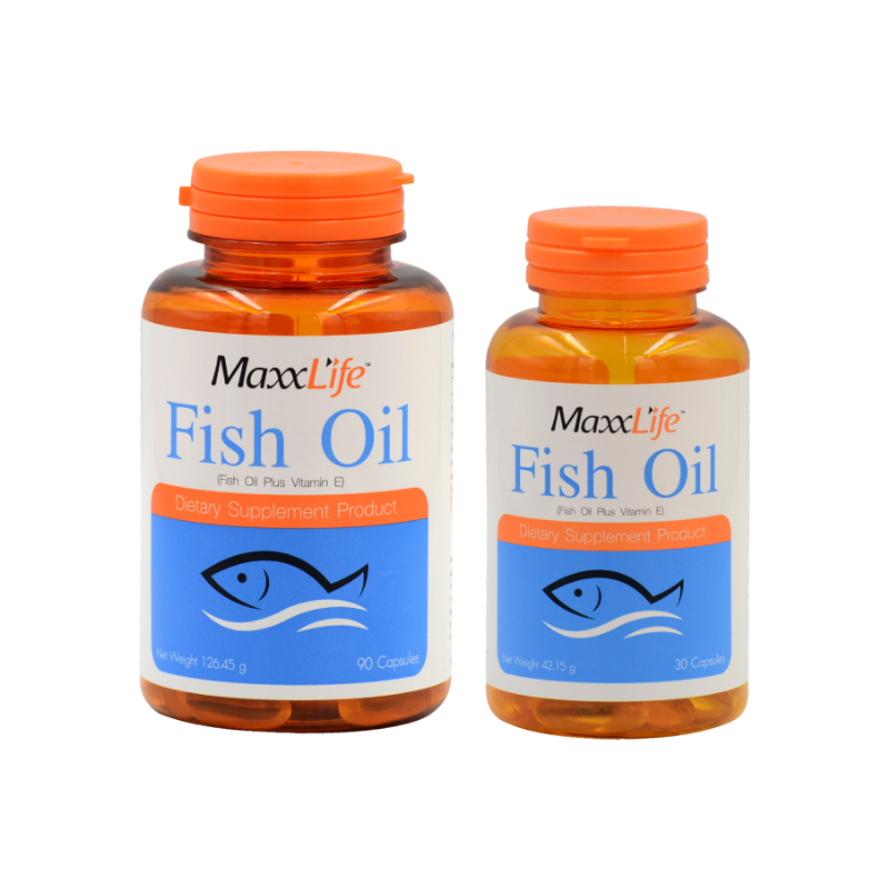 Maxxlife Fish Oil 90 capsules แถม 30 capsules
