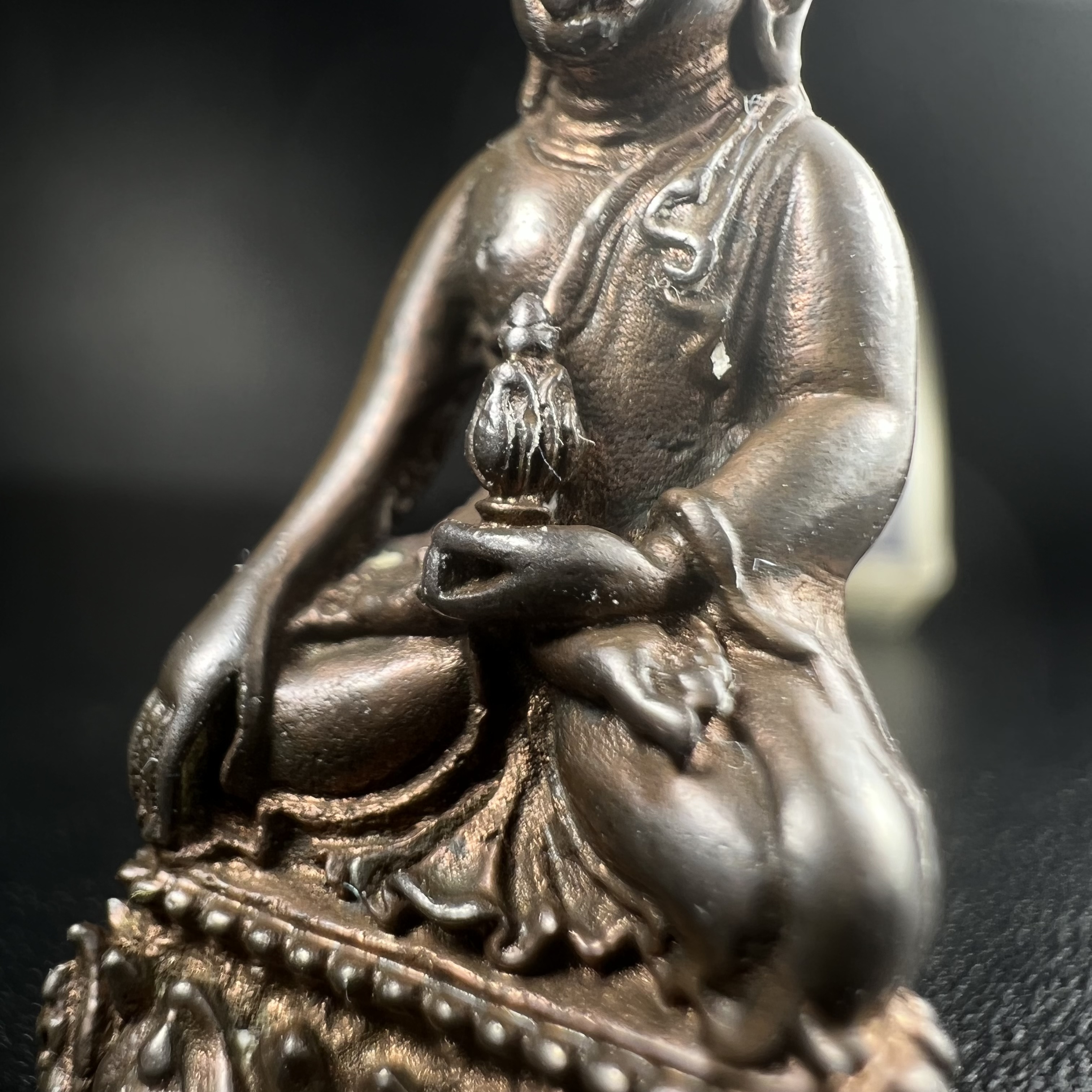 พระกริ่งธรรมราชา (กริ่งพระราชบิดา) วัดนางพญา ปี2514 เนื้อนวโลหะ(สุดยอดพิธีสุดยอดพุทธศิลป์)