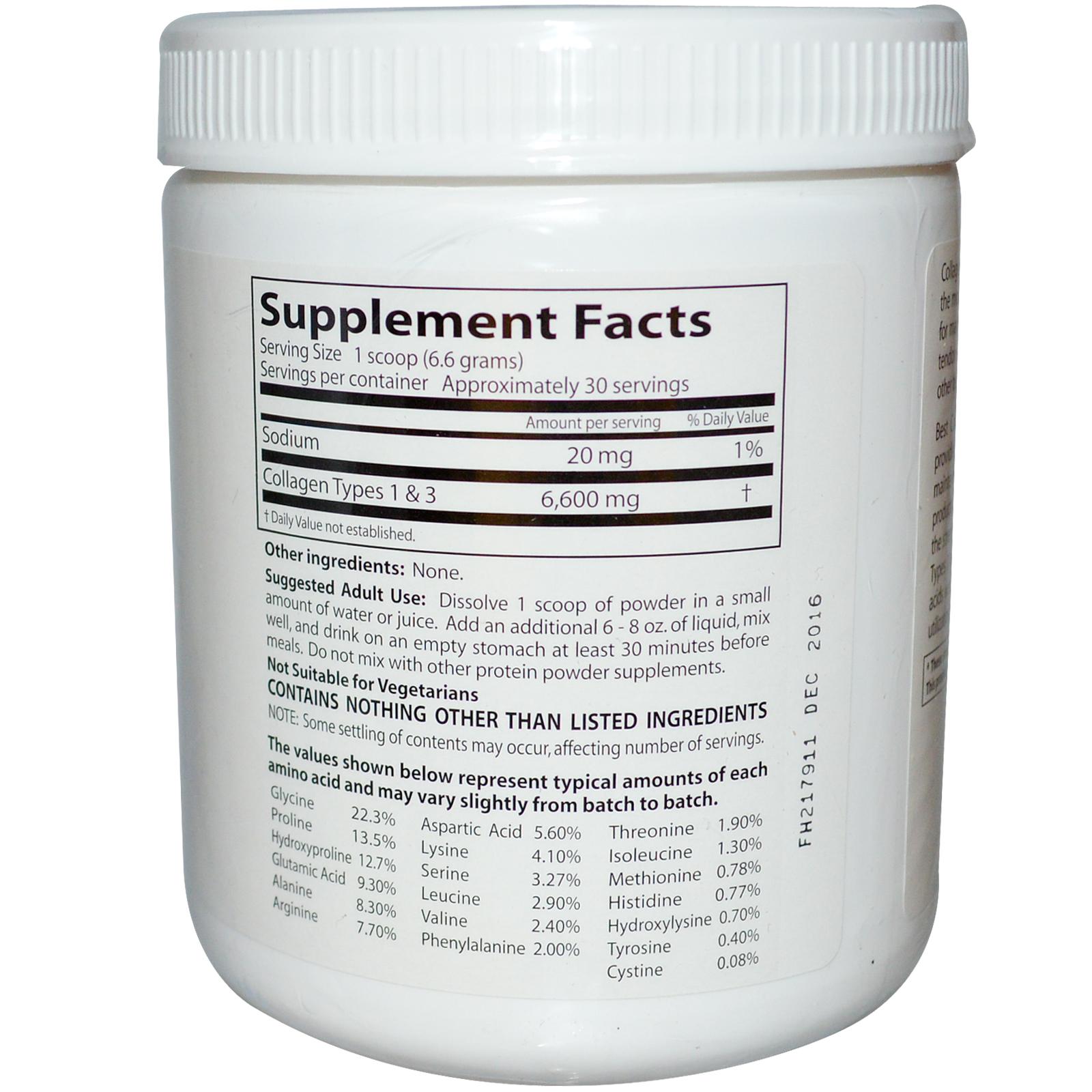 คอลลาเจน Doctor’s Best, Best Collagen