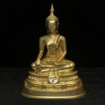 สมเด็จพระพุทธญาณนเรศวร์ วัดญาณสังวรารามวรมหาวิหาร ปี2529 (รุ่นแรกหายาก) หน้าตัก 3นิ้ว ปิดทอง