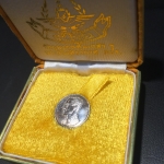 เหรียญพระบรมรูปคุ้มเกล้า รพ.ภูมิพล ปี2522 (ในหลวงเททอง) เนื้อเงินพิมพ์เล็ก