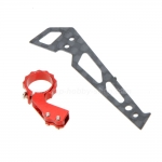 ชุดหางอลูมิเนียมสีแดง + ฟินหางคาร์บอน : k110, v977, v966, v930