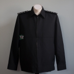 เสื้อคลุมตำรวจ สีดำ