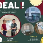 ‼️ Deal ‼️ 11/08/2567 🎉💥ทำสัญญาเช่าพร้อมเข้าอยู่ 1 ปี อีกหลังค่ะบ้านทาวน์โฮม🏡 3 ห้องนอนทำเลถลาง