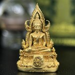 พระพุทธชินราช ภปร. 84 พรรษา เนื้อทองคำ พิมพ์เล็กขนาดหน้าตัก 1/4 นิ้ว(สูง 2.0 ซม.)(พระราชทานมวลสาร จิตรลดาและเส้นพระเจ้า(เส้นผม)รัชกาลที่9)พุทธศิลป์ทรงคุณค่าอีกหนึ่งรุ่นยอดนิยม(หมายเลขสวย ๑๙๑๙)(1ใน1000องค์)หายาก