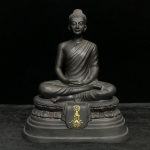 พระพุทธศรีประกายสิทธิ์ ภปร.วัดบวรนิเวศวิหาร ที่ระลึกสร้างโรงพยาบาลสมเด็จพระ ศรีนครินทร์ ปี 2525 หน้าตัก 5นิ้ว(พระราชทานเม็ดพระธาตุบรรจุใต้ฐาน)