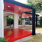 หลังคาโปร่งแสง โทร 090-8944938 ประตูรั้วบ้านสแตนเลส โครงหลังคา ต่อเติมครัวหลังบ้าน ช่างบิ้วอิน หลังคากัน