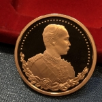 เหรียญรัชกาลที่ 5 หลัง 12 นักษัตริย์ รุ่นมหาลาภ ปี 2539 เนื้อทองแดงขัดเงา บล็อกเมืองนอก(เพิร์ธ)ออสเตรเรีย กล่องบรรจุเดิมสวยงาม