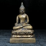 พระไพรีพินาศ วัดบวรนิเวศวิหาร ปี 2544 เนื้อสัมฤทธิ์ หน้าตัก 3นิ้ว (นิยมหายาก)(1ใน2989องค์)