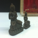 พระกริ่ง-พระชัยวัฒน์จุฬาลงกรณ์(จปร.) 100 ปี วัดราชบพิธ ปี 2513 เนื้อนวะโลหะ (ในหลวงเสด็จเททอง)