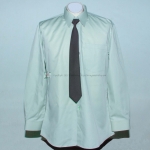 เสื้อเชิ๊ตรองใน เครื่องแบบปกติกากีแกมเขียวคอพับแขนยาว ทหารบก