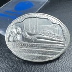 เหรียญพระนอน พระพุทธปรางค์ไสยาสน์ วัดพระเชตุพลวิมลมังคลาราม (วัดโพธิ์) หลัง ภปร. มหามงคลเฉลิมพระชนมพรรษาในหลวงรัชกาลที่9 ครบ 5 รอบ 60 พรรษา ปี 2530 (คัดสภาพสวยซีนซองเดิม)(เนื้อเงินพบเจอน้อยหายาก)เหรียญดี..พิธีใหญ่..พุทธคุณเยี่ยม