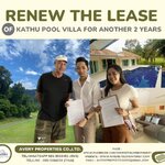 🎉17Aug2023😍😍Renew the lease of Kathu pool villa for another 2 years
