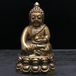 พระบูชาพุทธอุดมสมบูรณ์ (พระปุ้มปุ้ย) เนื้อสัมฤทธิ์ ขนาดหน้าตัก 3 นิ้ว ปี2535(รุ่นแรก)(1ใน1000องค์)