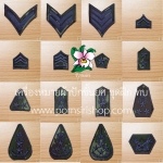 เครื่องหมายผ้าปัก ชุดฝึก ทบ. (ชั้นยศ)