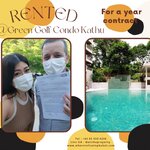 RENTED! for a year contract. @Green Golf Condo Kathu. Thank you to the owner of the room.