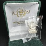 พระพิฆเนศวร รุ่น 108 ปี แห่งการสถาปนากรมศิลปากร ปี 2562 เนื้อเงิน ขนาดลอยองค์ หน้าตัก 1/2 นิ้ว(ขนาดประมาณ 1.8 x 2.1 ซม.)(พิธีใหญ่ มวลสารดี)(มีโค๊ดและหมายเลขกำกับเลข)1 ใน 1999 องค์