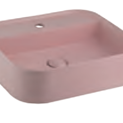 C00125#PQ รุ่น เคลียรร์ ชนิดวางบนเคาน์เตอร์ สีชมพู