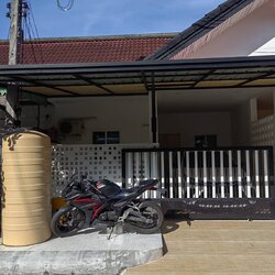 For Rent : Chalong, One-Storey Townhouse, 2 Bedrooms 1 Bathrooms