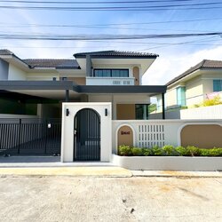 For Sales : Phuket City, 2-story semi-detached house, Muji style, 3 Bedrooms, 2 Bathrooms