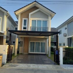 For Rent : Chalong, 2-story semi-detached house, 3 bedrooms 3 bathrooms