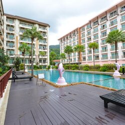 For Rent : Phuket Villa Patong Condo Floor 3rd Mountain View 45 sqm.Fully Furnished.