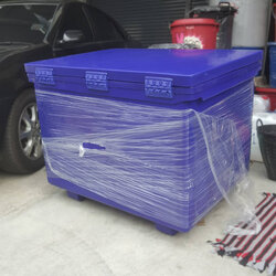 ถังแช่ฉลาม 500 ลิตร (สีน้ำเงิน)