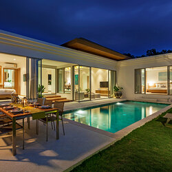 For Rent : 3Bedroom Luxury Tropical Pool Villa locate in Bangtao beach, Laguna, Phuket