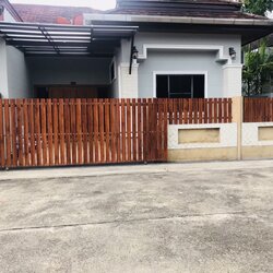 For Rent : Chalong, One-story semi-detached house, 3 bedrooms 2 bathrooms