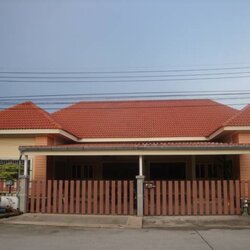 For Sales : Kohkaew, One-story semi-detached house, 3 bedrooms 3 bathrooms