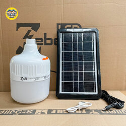 Zeberg หลอดไฟ LED โซล่าเซล 50w พร้อม แผงโซล่าเซล ไฟโซล่าเซล Solarcell นอนนา หลอดไฟ หลอดไฟโซล่าเซล หลอดไฟโซล่า