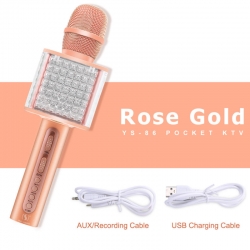 YS ไมค์คาราโอเกะ บลูทูธ แบบพกพา YS-86.