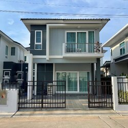 For Rent : Thalang, 2-story semi-detached house, 3 Bedrooms 2 Bathrooms