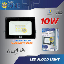 **รุ่น ALPHA ** LUXONE ฟลัดไลท์ 10W LED Floodlight รุ่น ALPHA สปอร์ตไลท์ กันน้ำ IP65 luxone