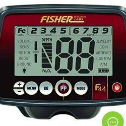หาทอง หาสมบัติ เครื่องตรวจจับ ค้นหาโลหะใต้ดิน Fisher F44 จานใหญ่ DD Coil The Ultimate Weatherproof Multi-Purpose Metal Detector เครื่องกันฝน จานจุ่มน้ำได้ มี 5 โหมด