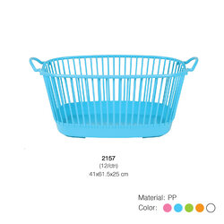 ตะกร้าผ้าทรงเตี้ยมีหู 2157