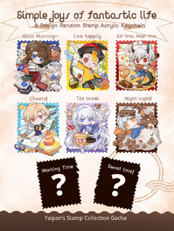 Gacha Keychain Simple Joy of Fantasia Life *เริ่มจัดส่งวันที่ 27 ตค 68*