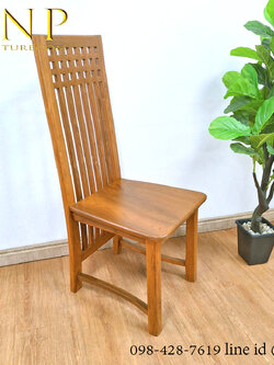 เก้าอี้ไม้สัก รุ่น ซีลีน