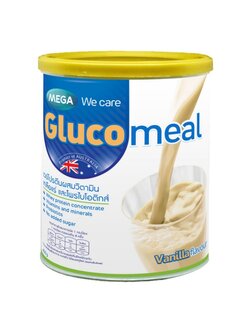 Mega We Care Glucomeal vanilla flavour 400 g.