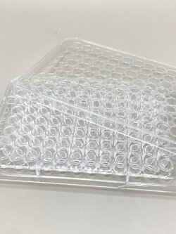 Culture plate จานหลุมพลาสติกใส 6 , 12, 24, 48, 96ช่อง ปราศจากเชื้อพร้อมฝาปิด ,1ชิ้น/แพ็ค