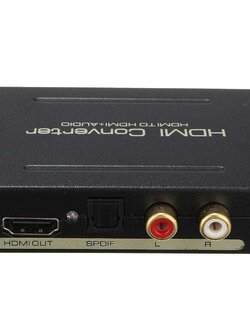 ตัวแปลงHDMI TO HDMI+AUDIO / กล่องเหล็ก ; OEM / HDMI052