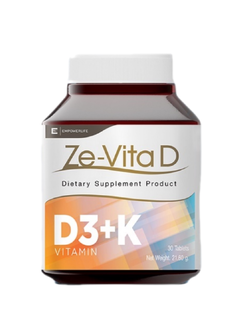 Ze-Vita D D3+K 30 tablets
