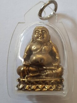 พระเครื่อง พระสังกัจจายน์ เนื้อทองเหลือง 2.5 ซม เลี่ยมกรอบ พระสังกระจาย ของแท้ พระสังกัจจายน์ พระสังกะจาย