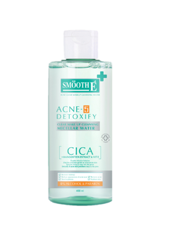 Smooth E Acne-5 Detoxify clear make up cleansing Micellar Water 400 ml.
