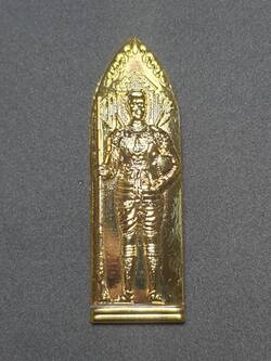 พระเครื่อง พระนเรศวร รางปืน เนื้อทองแดง ชุบทอง รุ่น กฤษฏาภินิหาร พระแท้ พระนเรศวรแท้ พระนเรศวรขิงแท้ พระเครื่อง